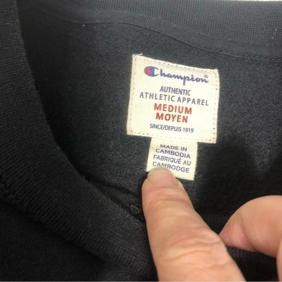 𝅺champion Powerblend Crewneck Sweatshirt, size M - Picture 7 of 10